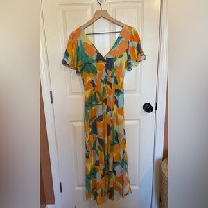Abel the Label by Anthropologie Hilda Maxi Dress Size Small